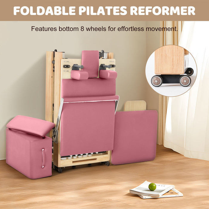 Premium Wooden Pilates Reformer Machine for Home and Studio Workouts - Monsta Online