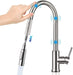 Modern Touch - Activated Kitchen Sink Faucet with Easy Pull Down Spray - Monsta Online