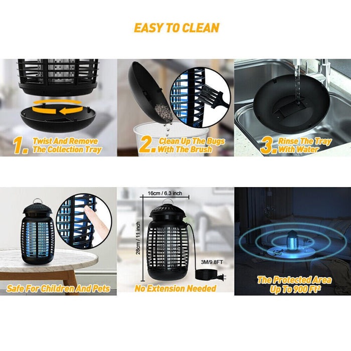 High - Voltage Electronic Bug Zapper for 24/7 Pest Protection - Monsta Online
