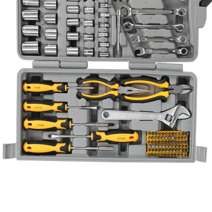 Versatile 205 PCS Mechanics Tool Set with Heavy - Duty Case - Monsta Online