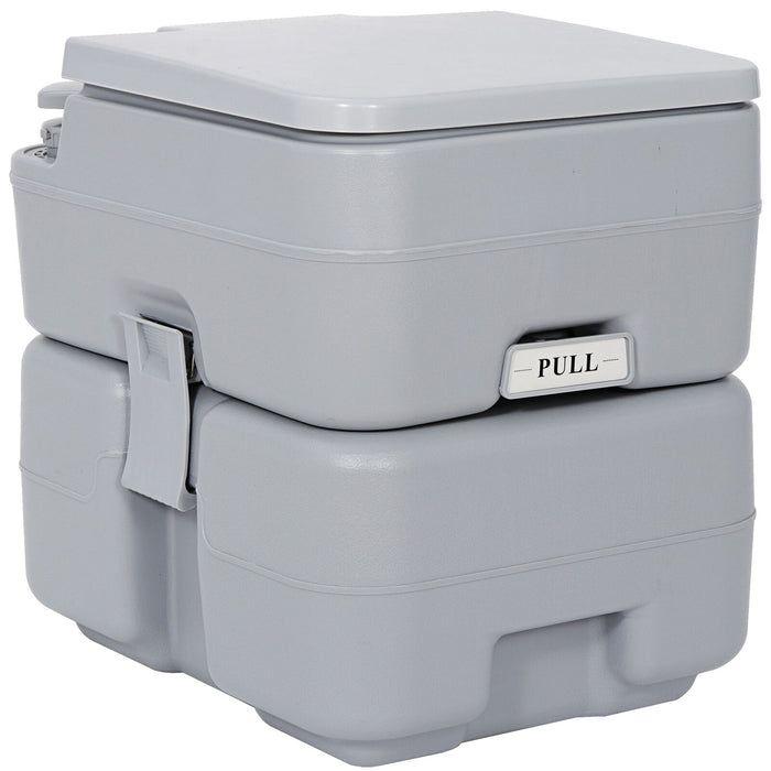 Large 6.6gal Portable Potty Toilet for Camping and Home Emergency - Monsta Online