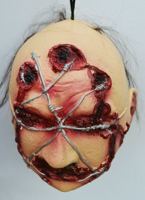 Life - Size Halloween Hanging Zombie Head Creepy Prop - Monsta Online