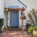 7FT Wooden Garden Arch Arbor Trellis Pergola – Outdoor Wooden Patio - Monsta Online