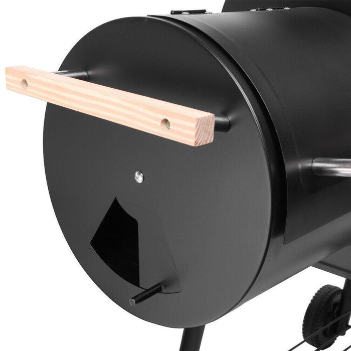 Authentic Barrel - Style Outdoor Charcoal Grill for Camping and Backyard Cookouts - Monsta Online