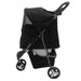 Premium Foldable 3 Wheel Pet Stroller with Cup Holder for Dogs and Cats - Monsta Online