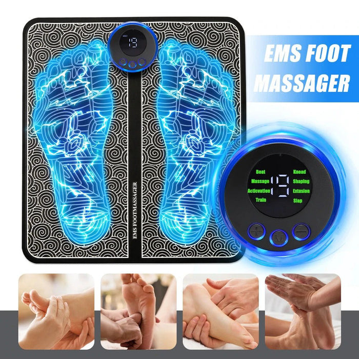 Premium EMS Foot Massager with Deep Muscle Kneading Relief - Monsta Online