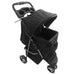 Premium Foldable 3 Wheel Pet Stroller with Cup Holder for Dogs and Cats - Monsta Online