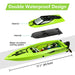 Brushless 25MPH High - Speed RC Racing Boat With LED Light - Monsta Online
