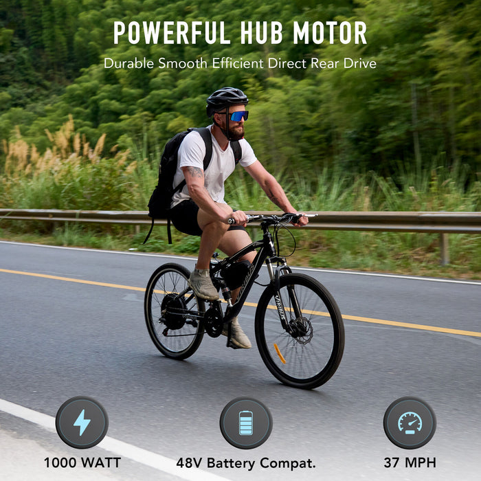 1000W High - Performance eBike Conversion Kit 48V Rear Wheel with Digital Display - Monsta Online