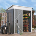 Heavy - Duty 5x3FT Metal Outdoor Garden Shed for Tools and Equipment Storage - Monsta Online