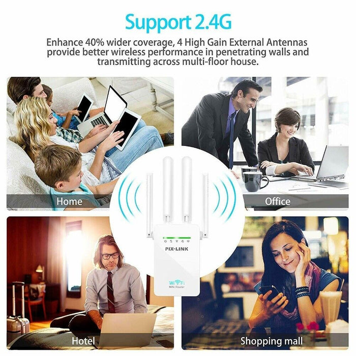 1200Mbps Dual Band WiFi Extender for Faster and Wider Coverage - Monsta Online
