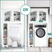 Modern Over The Toilet Cabinet with 2 Doors and Customizable Shelving - Monsta Online