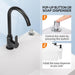 1 - Basin Freestanding Utility Laundry Sink with Stainless Steel Faucet and Drainboard - Monsta Online