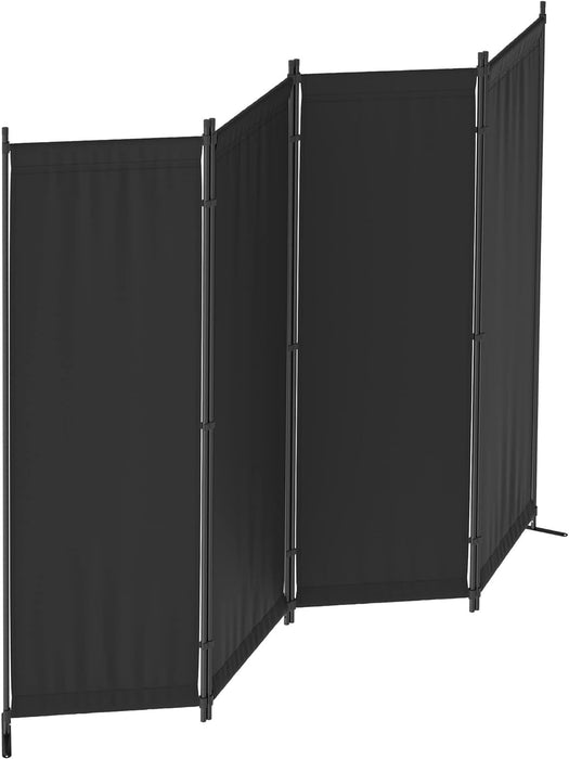 Foldable 4 Panel Privacy Screen Room Divider 88" with Freestanding Stability for Any Space - Monsta Online