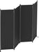 Foldable 4 Panel Privacy Screen Room Divider 88" with Freestanding Stability for Any Space - Monsta Online