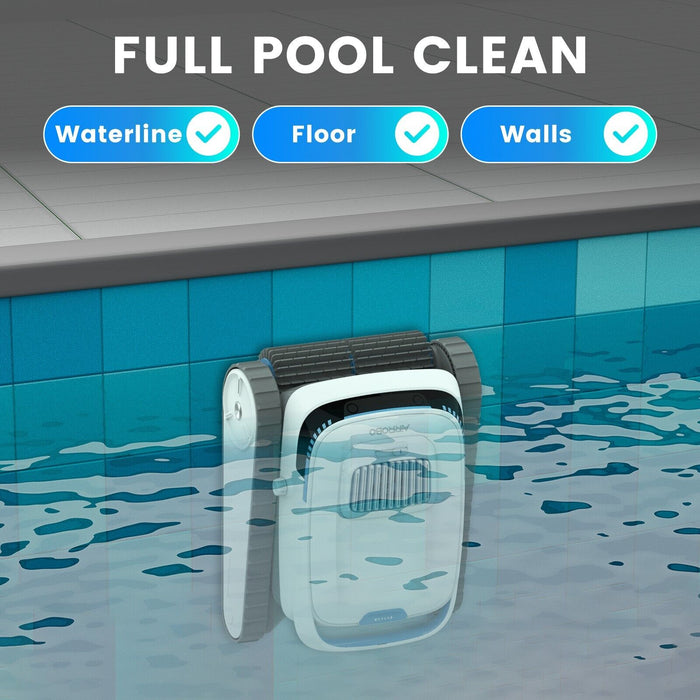 Intelligent Robotic Swimming Pool Cleaner Cordless Wall Climbing with Navigation System - Monsta Online