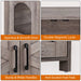Modern Cat Litter Box Enclosure Furniture with Elegant Barn - Style Door - Monsta Online