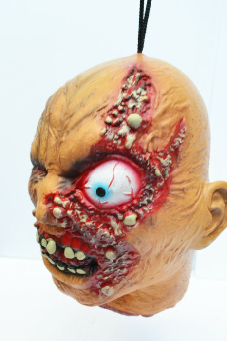 Life - Size Halloween Hanging Zombie Head Creepy Prop - Monsta Online