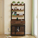 Multi Functional 32" Dog Crate Furniture with Storage Shelves and Heavy Duty Cage - Monsta Online