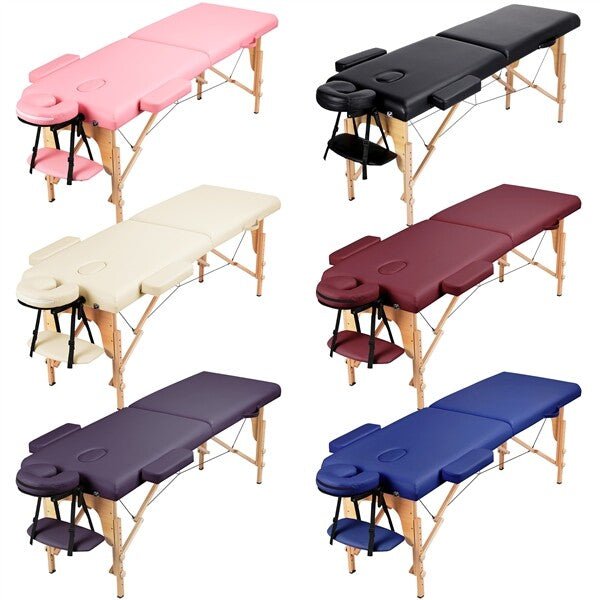 Pro - Grade Folding Massage Table with Adjustable Headrest and Arm Supports - Monsta Online