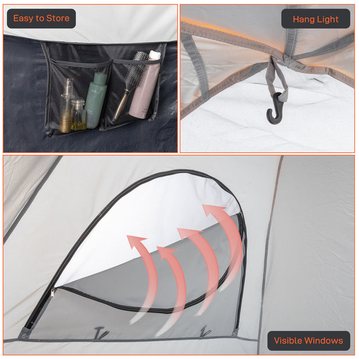 Waterproof Pickup Truck Bed Tent with Awning for 2 - 3 Person Outdoor Adventures - Monsta Online