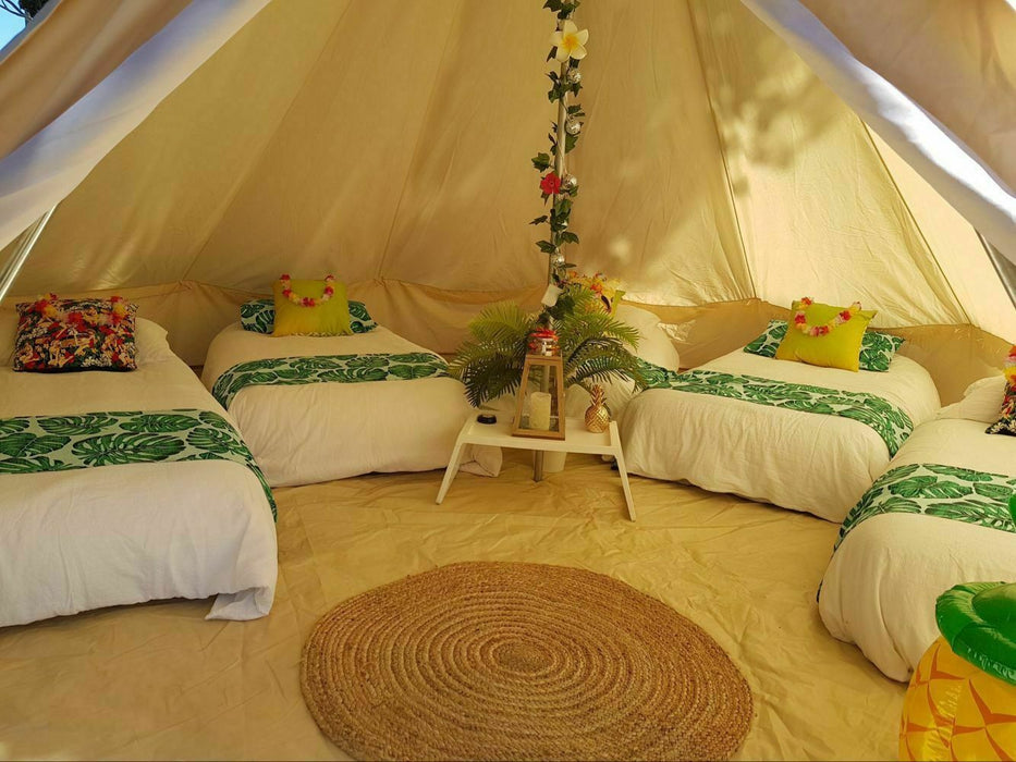 Luxury 8 - Person Camping Yurt Tent with Roomy Interior for Family Adventures - Monsta Online
