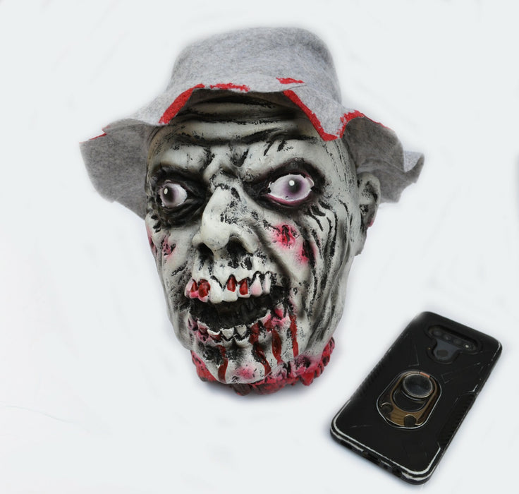Life - Size Halloween Hanging Zombie Head Creepy Prop - Monsta Online