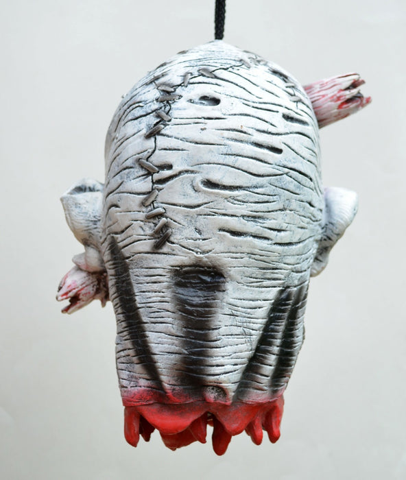 Life - Size Halloween Hanging Zombie Head Creepy Prop - Monsta Online
