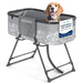 Foldable Dog Grooming Bath Tub with Quick Drain and Leash Safety Strap - Monsta Online