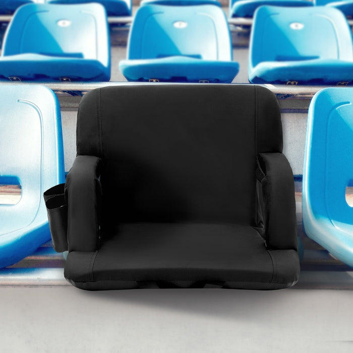 Deluxe Folding Stadium Bleacher Seat Pad Chair with Reclining Back Support - Monsta Online