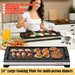 Smokeless Portable 1800W Electric Griddle Nonstick with Precision Temp Control - Monsta Online