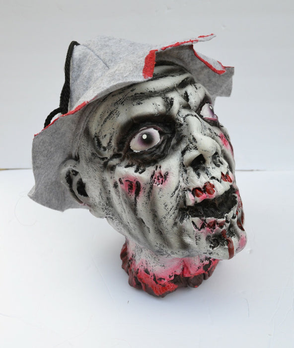Life - Size Halloween Hanging Zombie Head Creepy Prop - Monsta Online