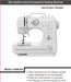 Compact Electric Sewing Machine with 12 Built - In Stitches for DIY Crafts and Repairs - Monsta Online