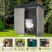 Heavy - Duty 5x3FT Metal Outdoor Garden Shed for Tools and Equipment Storage - Monsta Online