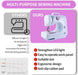 Compact Electric Sewing Machine with 12 Built - In Stitches for DIY Crafts and Repairs - Monsta Online