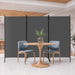 3 - Panel Folding Privacy Screen Room Divider 102" for Flexible Room Separation - Monsta Online