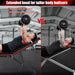 Premium Adjustable Weight Bench Foldable for Full Body Strength Training - Monsta Online