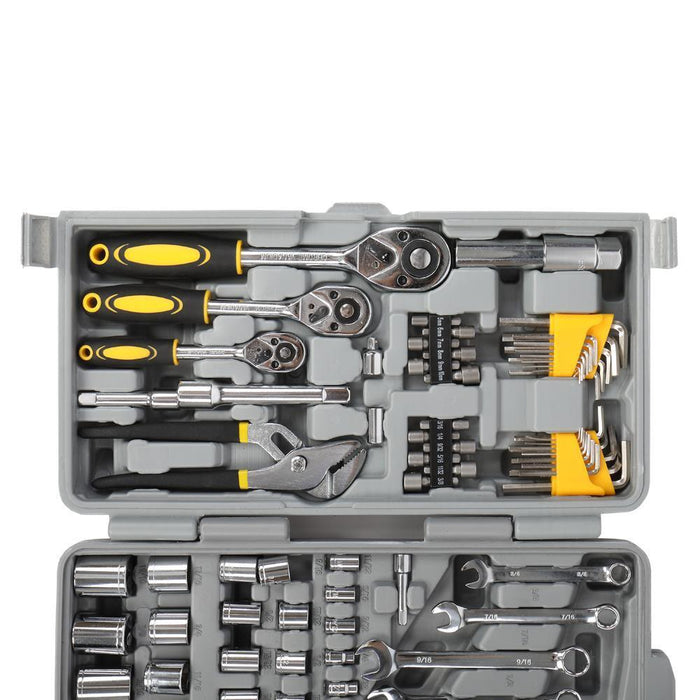 Versatile 205 PCS Mechanics Tool Set with Heavy - Duty Case - Monsta Online