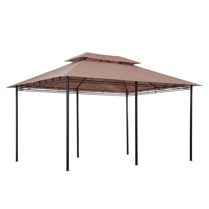 Durable 10x13 Ft Patio Gazebo with Vented Roof for BBQ and Parties - Monsta Online