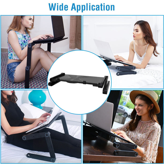 Premium 360° Height Adjustable Lap Desk - Foldable Laptop Stand For Couch - Monsta Online
