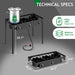 Portable 3 - Burner Propane Camp Stove with Removable Legs for Outdoor Cooking - Monsta Online