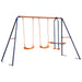 Durable 440LBS Outdoor Swing Set for Kids with Glider and 2 Seats - Monsta Online