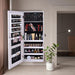 Slim Jewelry Cabinet with Mirror for Doors and Walls - Monsta Online