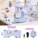 Compact Electric Sewing Machine with 12 Built - In Stitches for DIY Crafts and Repairs - Monsta Online