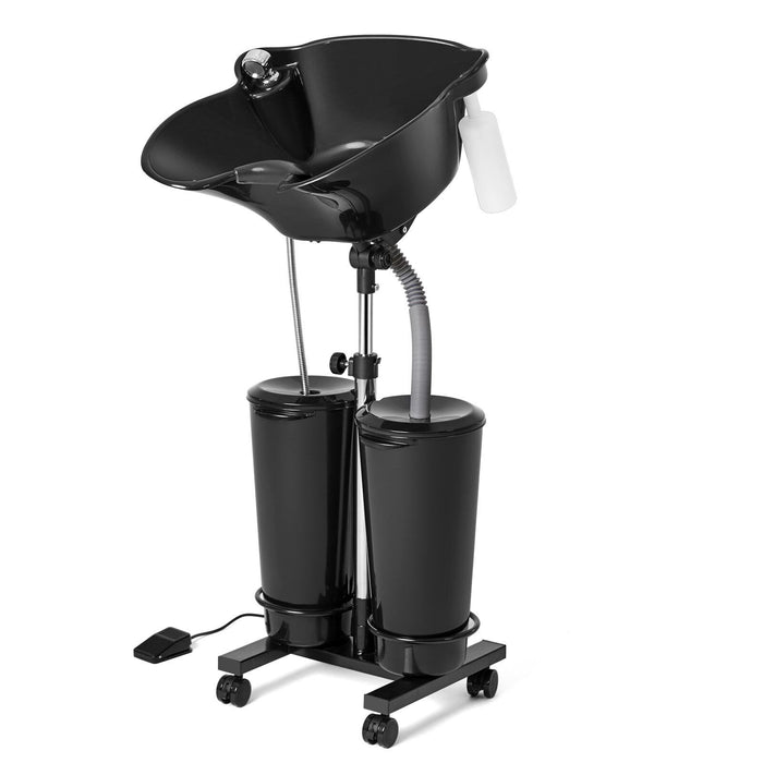 Portable Salon Shampoo Bowl with Electric Pump and Dual Spray Heads - Monsta Online