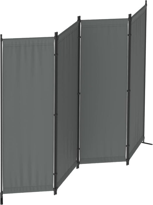 Foldable 4 Panel Privacy Screen Room Divider 88" with Freestanding Stability for Any Space - Monsta Online