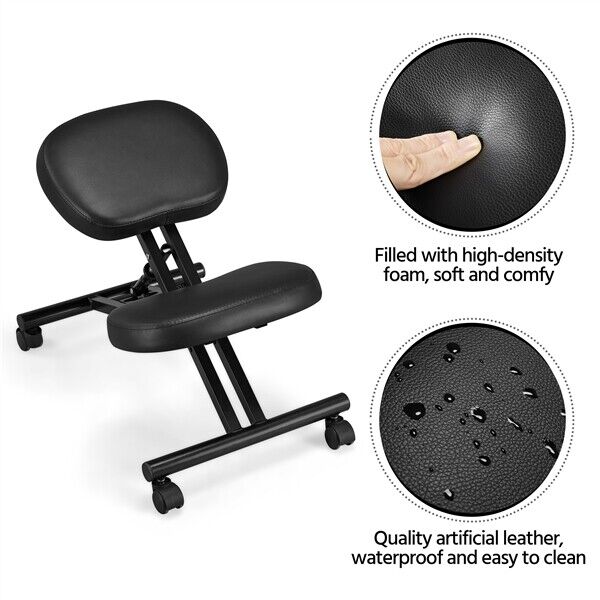 Ergonomic Kneeling Chair with Adjustable Angle for Back Posture - Monsta Online