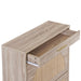 Modern Shoe Cabinet with Rattan Flip Drawers and Metal Frame - Monsta Online