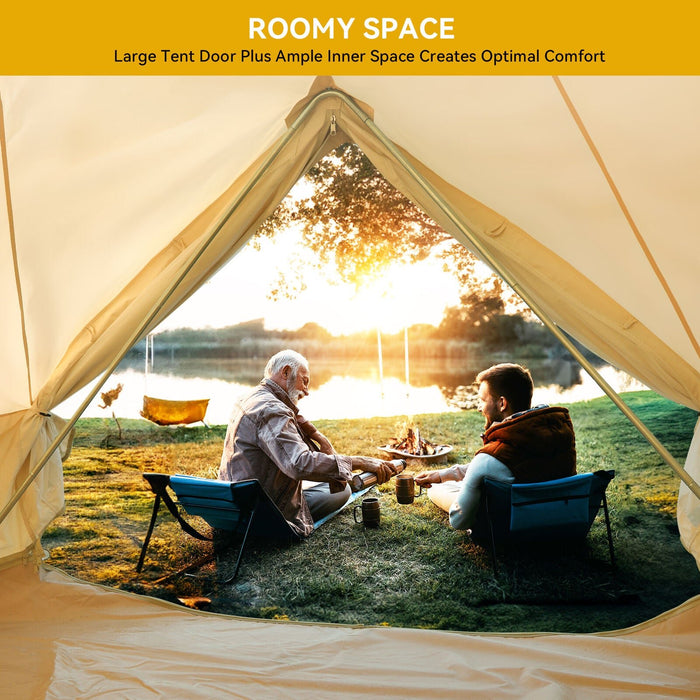 Luxury 8 - Person Camping Yurt Tent with Roomy Interior for Family Adventures - Monsta Online