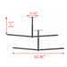 Adjustable Ceiling Kayak Rack for Secure 2 Boat Storage - Monsta Online